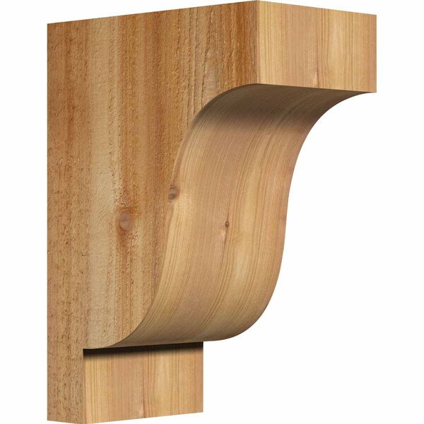 Ekena Millwork Newport Rough Sawn Corbel, Western Red Cedar, 6"W x 10"D x 14"H COR06X10X14NEW00RWR - main